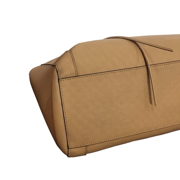 Rebecca Minkoff Monroe Leather Tote Color Biscuit - Picture 5 of 16